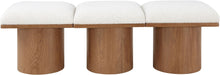 Load image into Gallery viewer, Pavilion - 3 Piece Modular Bench With Brown Base