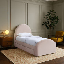 Load image into Gallery viewer, Andaz - Chenille Fabric Upholstered Trundle Bed