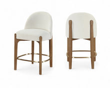 Load image into Gallery viewer, Torino - Counter Stool With Brushed Brown Base