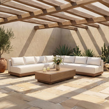 Load image into Gallery viewer, Solace - Olefin Performance Fabric 3 Piece Outdoor Patio Modular Sectional (2 Sofas & Corner Chair)