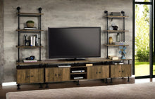 Load image into Gallery viewer, Ensata II - TV Stand - Rustic Oak / Black