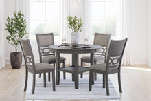 Load image into Gallery viewer, Wrenning - Dining Room Table Set (Set of 5) - Gray