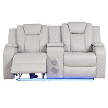Load image into Gallery viewer, Benz - Power Reclining Loveseat & LED Lighting And Built In USB