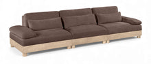 Load image into Gallery viewer, Turin - Chenille Fabric Upholstered Modular Sectional - Brown