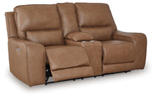 Load image into Gallery viewer, DeepWakes - Power Reclining Loveseat / Console / Adjustable Headrest