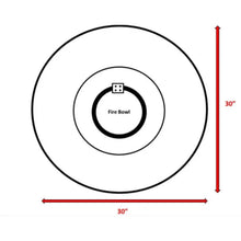 Load image into Gallery viewer, Fibre Reinforced Propane Gas Outdoor Fire Pit Table With Lid - Charcoal