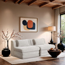 Load image into Gallery viewer, Stellar - 2 Piece 76" Upholstered Modular Armless Loveseat