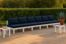 Load image into Gallery viewer, Nizuc - Outdoor Patio 6 Seat Armless Modular Sofa With White Frame