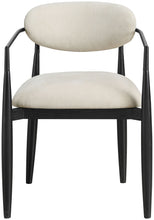 Load image into Gallery viewer, Riccio - Fabric Dining Arm Chair (Set of 2) - Black Frame