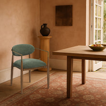 Load image into Gallery viewer, Riccio - Fabric Dining Arm Chair (Set of 2) - Walnut Frame