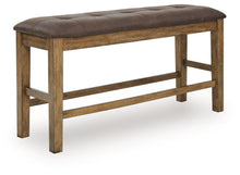 Load image into Gallery viewer, Urbinforte - Double Counter Height Upholstered Bench - Light Brown