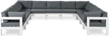 Load image into Gallery viewer, Nizuc - Outdoor Patio 11 Piece Modular Sectional With White Frame