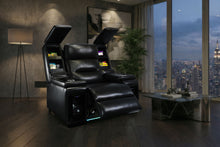 Load image into Gallery viewer, MVP - Power Recliner With Power Headrest - Blanche Black
