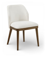 Load image into Gallery viewer, Valeo - Linen Textured Fabric Upholstered Dining Chair (Set of 2) - Painted Brown Base