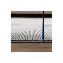 Load image into Gallery viewer, Geometrix - 5'3" X 7'3" Area Rug With Geometric, 3D Effect - Gray / Ivory