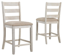 Load image into Gallery viewer, Skempton - Upholstered Barstool (Set of 2) - White