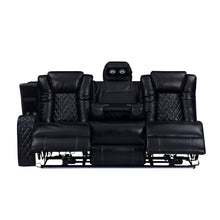 Load image into Gallery viewer, Orion II - LAF Sofa With Power Headrest & Footrest - Black