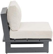 Load image into Gallery viewer, Maldives - Water Resistant Outdoor Patio Armless Chair With Gray Frame