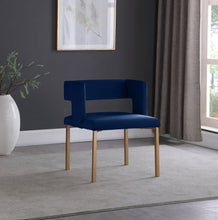 Load image into Gallery viewer, Caleb - Dining Chair with Gold Legs (Set of 2)