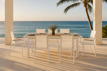 Load image into Gallery viewer, Nizuc - Outdoor Patio Dining Chair With White Frame (Set of 2)