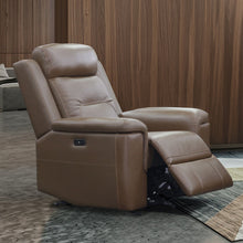 Load image into Gallery viewer, Keldon - Glider Recliner With Power Footrest - Brown