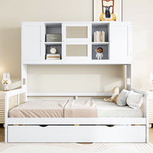 Load image into Gallery viewer, Daybed And All In One Cabinet And Shelf