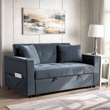 Load image into Gallery viewer, Selby - Pop-Up Sleeper Sofa - Blue