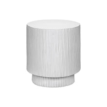 Load image into Gallery viewer, Round Accent Table, Indoor Outdoor - White