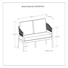 Load image into Gallery viewer, Bayshore - Outdoor Sofa - Natural