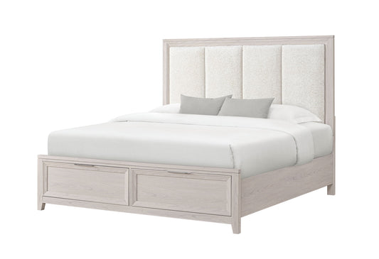 Mariah - 5 Piece Queen Bedroom Set (Bed, Dresser & Mirror, Nightstand, Chest) - Beige