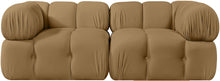 Load image into Gallery viewer, Orin - Velvet Performance Fabric Upholstered 2 Piece Modular Sofa (2 Corner Chairs)