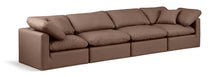 Load image into Gallery viewer, Indulge - Faux Leather 4 Seat Modular Sofa