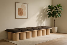 Load image into Gallery viewer, Pavilion - 14 Piece Modular Bench With Natural Base