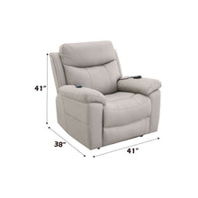 Load image into Gallery viewer, Chriki - Power Motion Recliner With Lift Heating Massage Chair - Beige