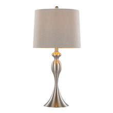 Load image into Gallery viewer, Ashland - Contemporary Table Lamp (Set of 2) - Nickel / Light Gray