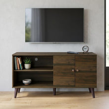 Load image into Gallery viewer, Amidon - TV Stand, With 2 Storage Shelves And 1 Cabinet