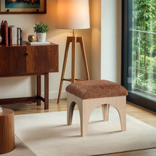 Load image into Gallery viewer, Lawson - Chenille Fabric Ottoman - Natural Base