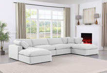 Load image into Gallery viewer, Comfy - 6 Piece Linen Modular Double Chaise Sectional