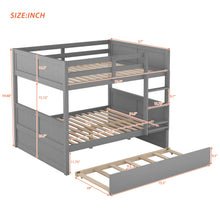 Load image into Gallery viewer, Bunk Bed With Twin Size Trundle