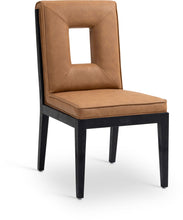Load image into Gallery viewer, Gwendolyn - Faux Leather Dining Side Chair With Black Frame (Set of 2)