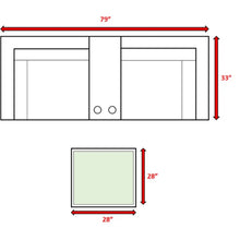 Load image into Gallery viewer, Wicker Seating Group Set With Table And Cushions