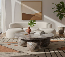 Load image into Gallery viewer, Spherical - Marble/Stone Coffee Table