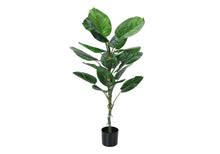 Load image into Gallery viewer, 54" Tall, Artificial Plant, Dieffenbachia Tree, Indoor, Faux, Fake, Floor, Greenery, Potted, Real Touch, Decorative - Green / Black