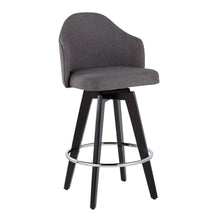 Load image into Gallery viewer, Ahoy - Contemporary Fixed Height Counter Stool With Round Footrest (Set of 2)