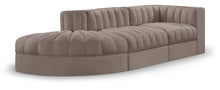 Load image into Gallery viewer, Rummi - Velvet Performance Fabric Upholstered 3 Piece Modular Sectional
