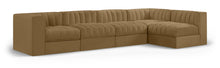 Load image into Gallery viewer, Rummi - Velvet Performance Fabric Upholstered 5 Piece Modular Sectional, L-Shaped (Right)