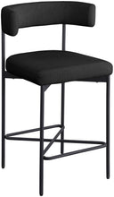 Load image into Gallery viewer, Rivage - Durable Stool With Black Frame (Set of 2)