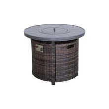 Load image into Gallery viewer, Outdoor Fire Pit Table With Lid