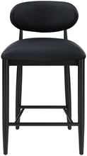 Load image into Gallery viewer, Riccio - Faux Leather Stool - Black Frame