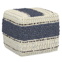 Load image into Gallery viewer, Grady - Handcrafted Square Pouf